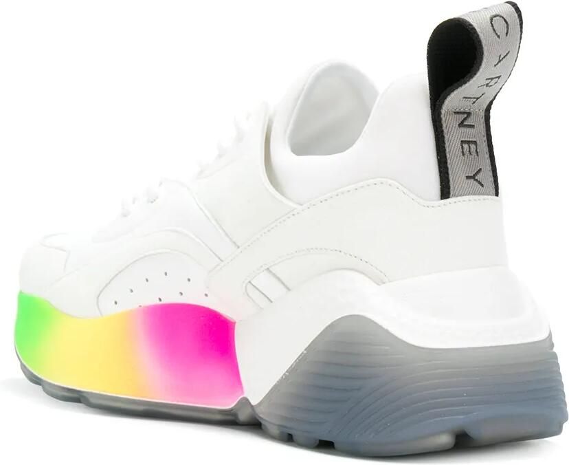 Stella McCartney witte Eclypse Rainbow sneakers - Foto 2