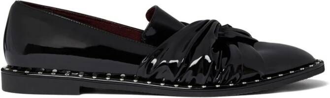 Stella McCartney Loafers van imitatieleer met studs Zwart