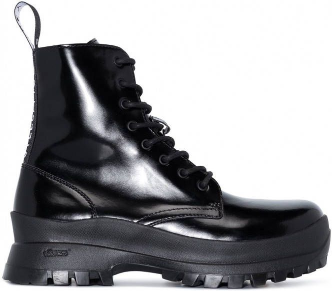 Stella McCartney Trace enkellaarzen met veters Zwart