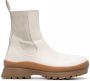 Stella McCartney Trace laarzen met logoprint Beige - Thumbnail 1