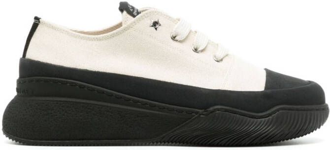 Stella McCartney Sneakers met plateauzool Beige