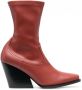 Stella McCartney Cowboy enkellaarzen Rood - Thumbnail 1