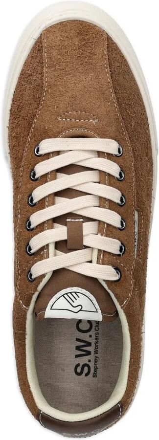 Stepney Workers Club Dellow 02 Cup sneakers Bruin - Foto 3