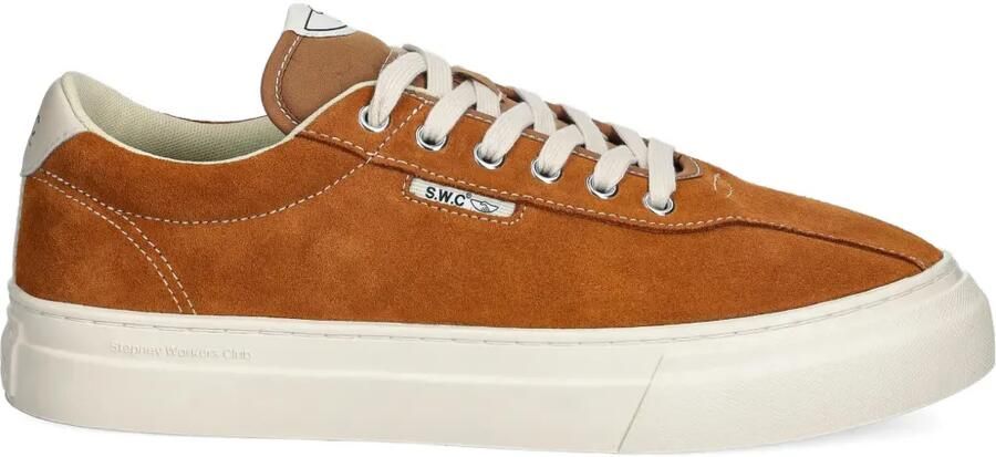 Stepney Workers Club Dellow 02 suède sneakers Bruin