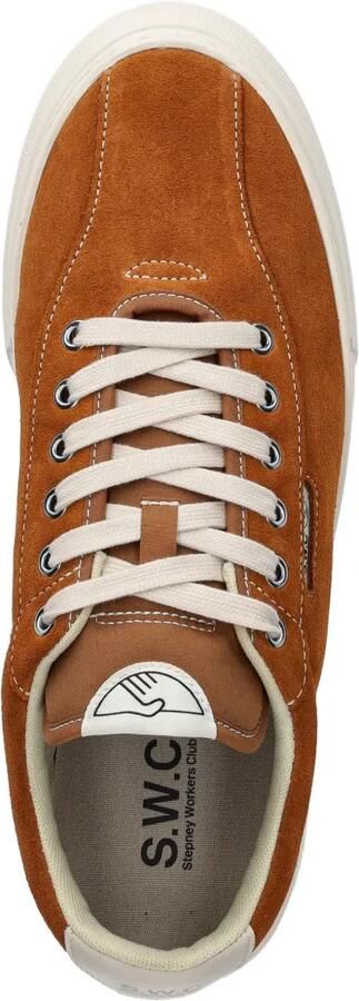 Stepney Workers Club Dellow 02 suède sneakers Bruin - Foto 4
