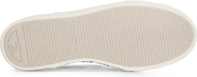 Stepney Workers Club Dellow canvas sneakers met borduurwerk Zwart - Foto 5