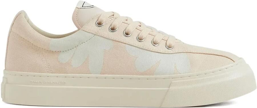 Stepney Workers Club Dellow Cup Shroomhands low-top sneakers met bloemenprint Beige
