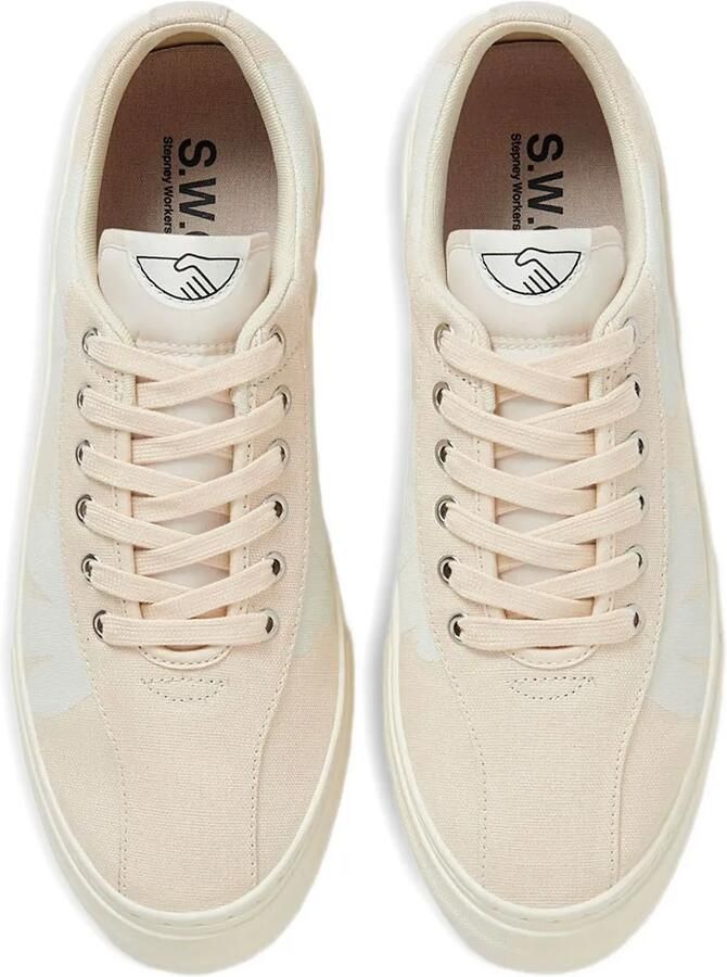 Stepney Workers Club Dellow Cup Shroomhands low-top sneakers met bloemenprint Beige - Foto 2