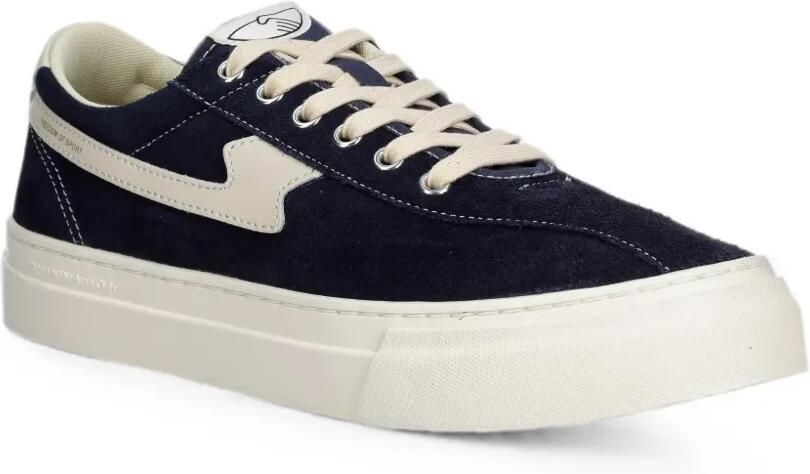 Stepney Workers Club Dellow S-Strike Cup suède sneakers met logopatch Blauw - Foto 2