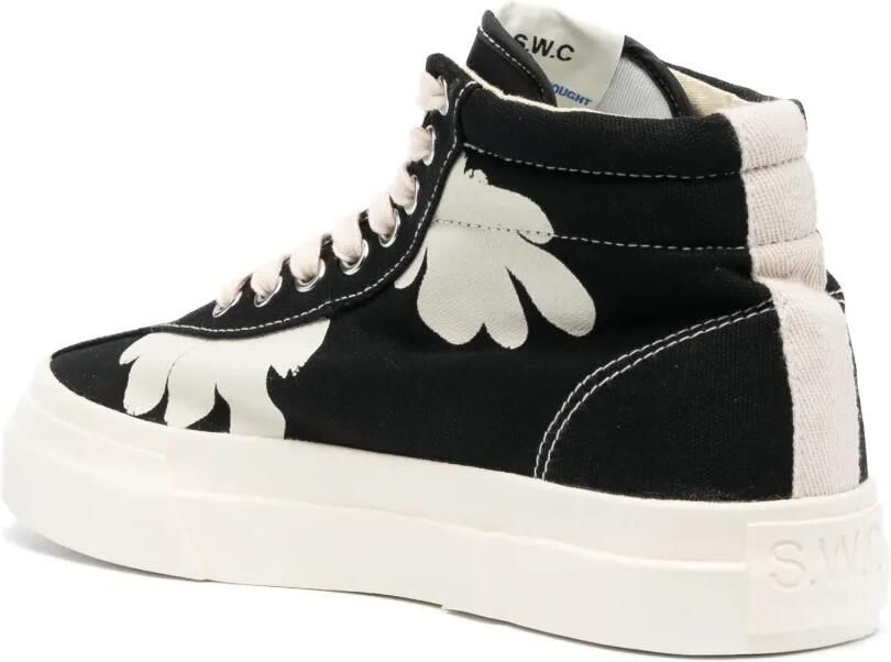 Stepney Workers Club Dellow Shroom high-top sneakers Zwart - Foto 3