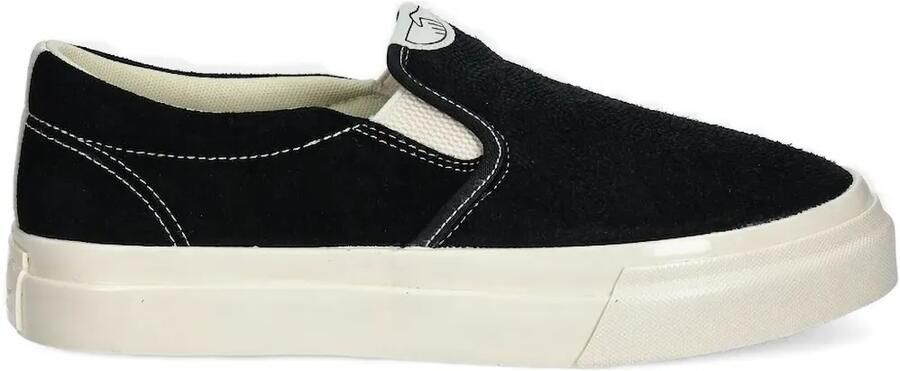 Stepney Workers Club Lister Optical suède sneakers Zwart
