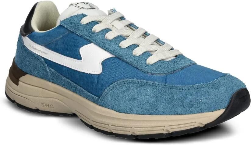 Stepney Workers Club Osier S-Strike sneakers met vlakken Blauw - Foto 3
