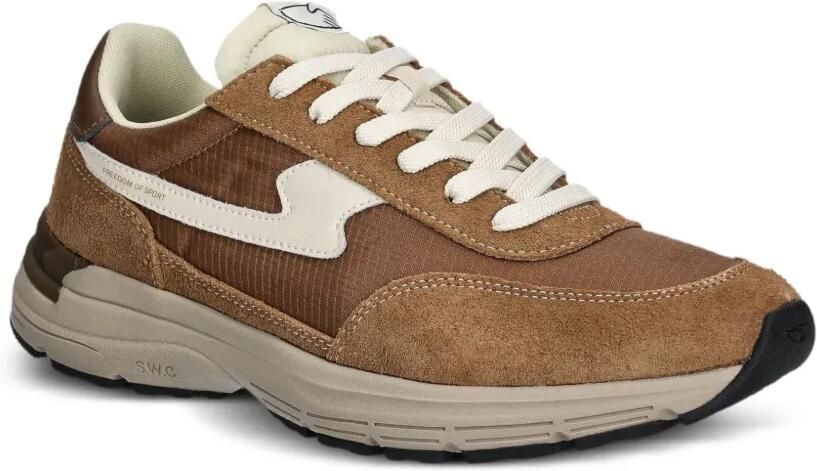 Stepney Workers Club Osier S-Strike sneakers met vlakken Bruin - Foto 3