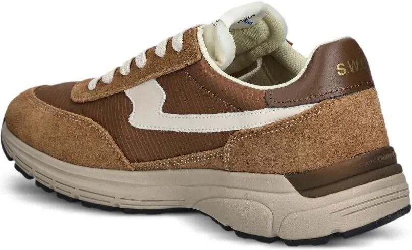 Stepney Workers Club Osier S-Strike sneakers met vlakken Bruin - Foto 2