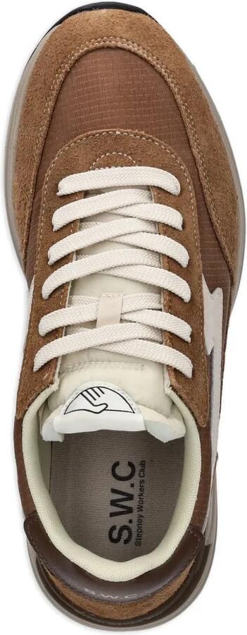Stepney Workers Club Osier S-Strike sneakers met vlakken Bruin - Foto 4