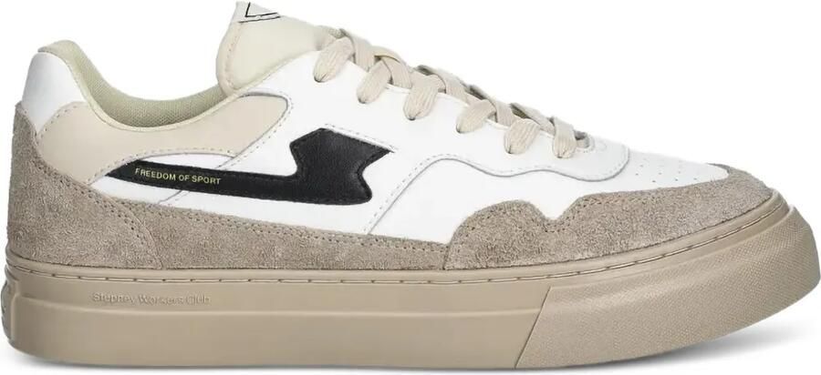 Stepney Workers Club Pearl S-Strike sneakers met vlak Wit