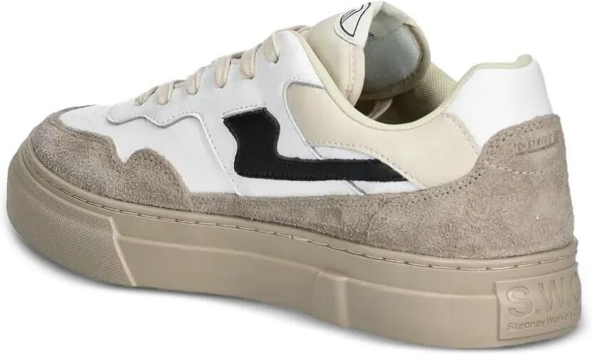 Stepney Workers Club Pearl S-Strike sneakers met vlak Wit - Foto 2