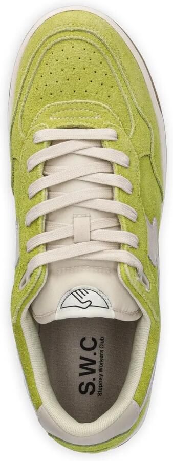 Stepney Workers Club Pro Cup 01 S-Strike suède sneakers Groen - Foto 3