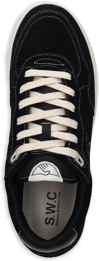 Stepney Workers Club Pro Cup 01 suède sneakers Zwart - Foto 4