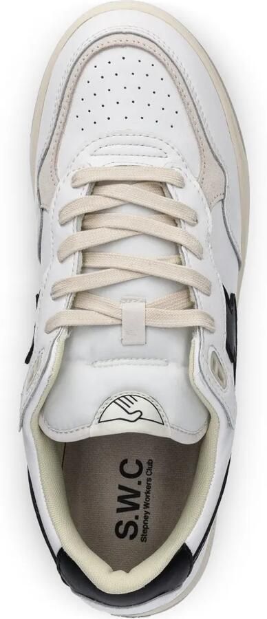 Stepney Workers Club Pro-Cup sneakers met leren vlak Wit - Foto 4