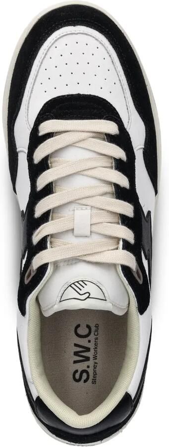 Stepney Workers Club Pro-Cup sneakers met leren vlak Wit - Foto 4