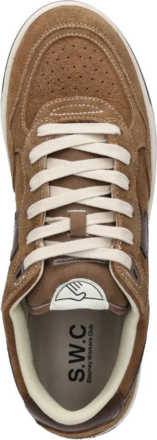 Stepney Workers Club Pro-Cup suède leren sneakers Bruin - Foto 4