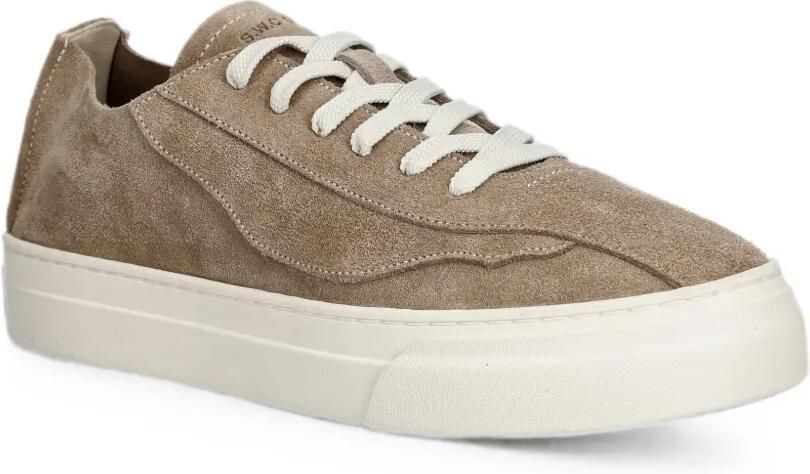 Stepney Workers Club Reverse suède sneakers met vlakken Beige - Foto 2