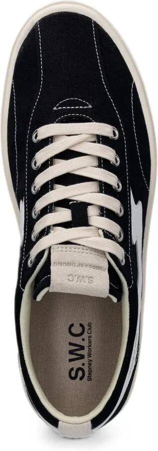 Stepney Workers Club S-Strike sneakers met logopatch Zwart - Foto 4