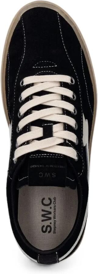 Stepney Workers Club S-Strike suède sneakers met logopatch Zwart - Foto 4