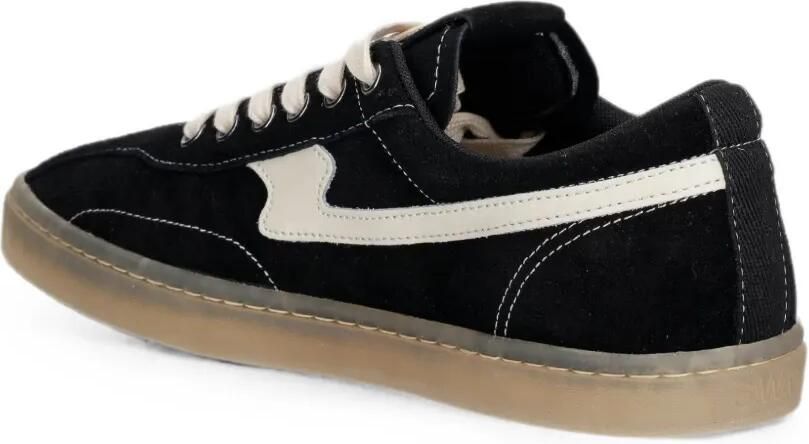Stepney Workers Club S-Strike suède sneakers met logopatch Zwart - Foto 3