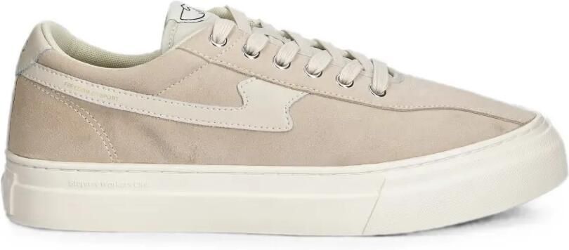 Stepney Workers Club S-Strike suède sneakers met suède vlakken Beige