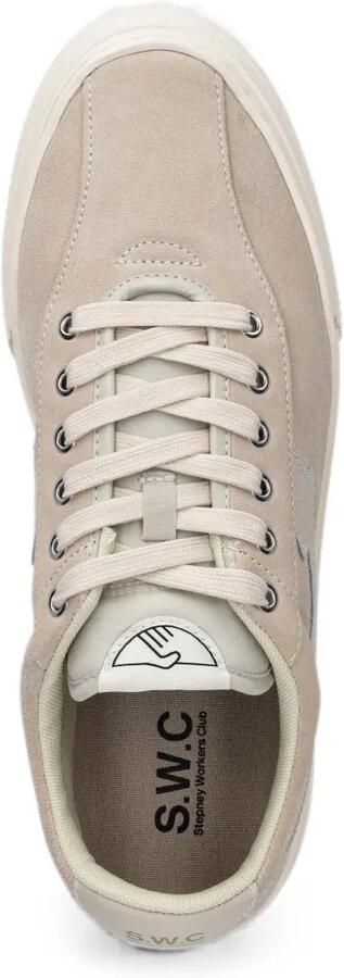 Stepney Workers Club S-Strike suède sneakers met suède vlakken Beige - Foto 4