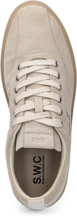 Stepney Workers Club S-Strike suède sneakers met suède vlakken Beige - Foto 4