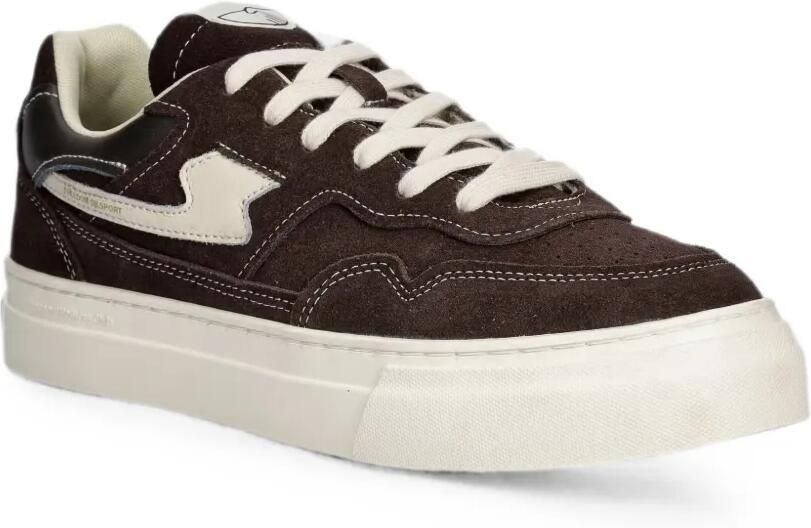 Stepney Workers Club S-Strike suède sneakers met suède vlakken Bruin - Foto 2