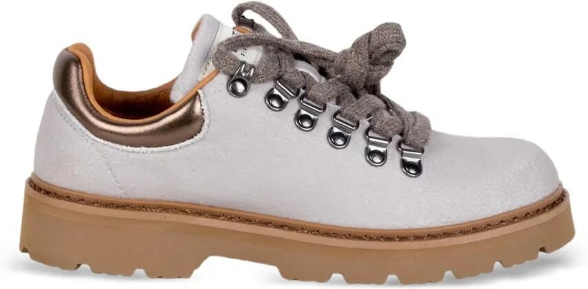 Stokton Bravon sneakers met kanten detail Grijs