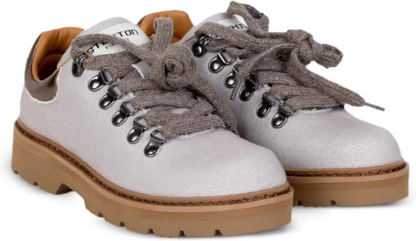 Stokton Bravon sneakers met kanten detail Grijs - Foto 3