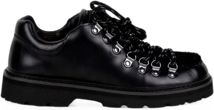 Stokton Leren Derby veterschoenen Zwart