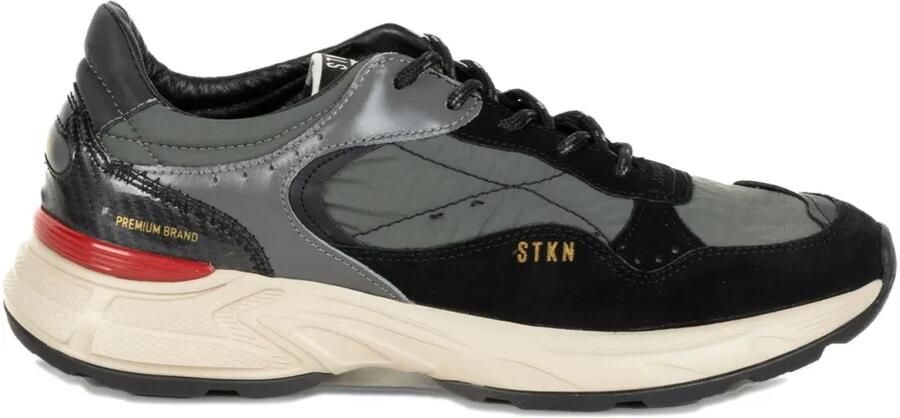 Stokton Reverse sneakers met vlakken Zwart
