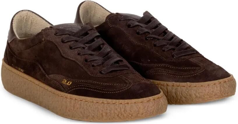 Stokton Venus suède sneakers met crêpe zool Bruin - Foto 2
