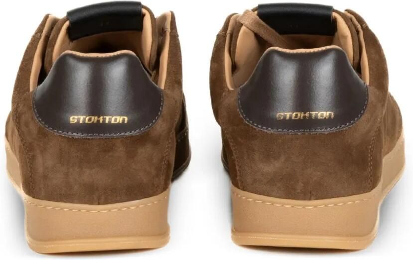 Stokton Zapper Teak suède sneakers Bruin - Foto 2