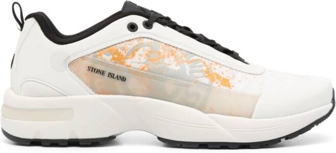 Stone Island Sneakers met vlakken Beige