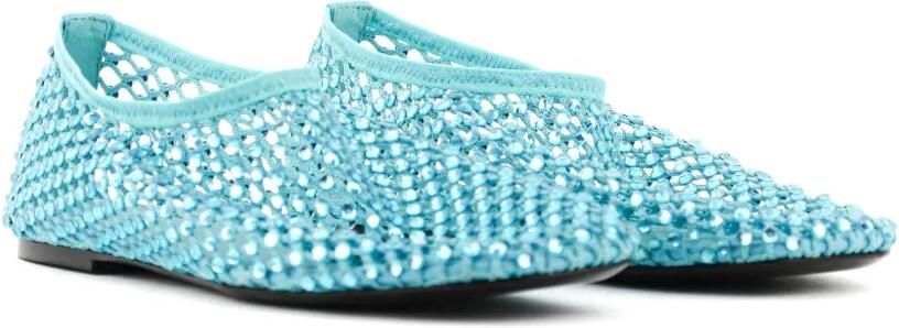 Strategia shoes Mesh ballerina's met kristallen Blauw - Foto 4