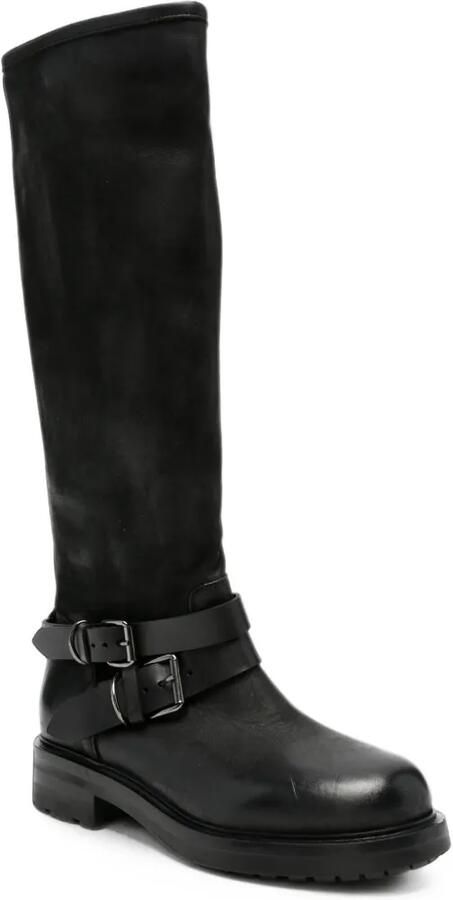 Strategia shoes Knielaarzen met gespbandje Zwart - Foto 2