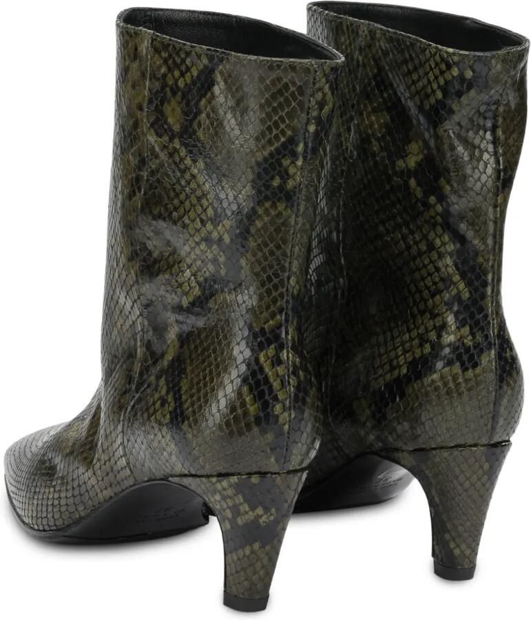 Strategia shoes Laarzen met slangenleer-effect Groen - Foto 3