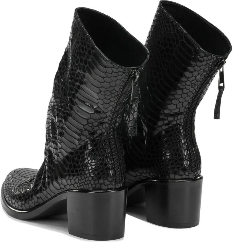 Strategia shoes Laarzen met slangenleer-effect Zwart - Foto 4