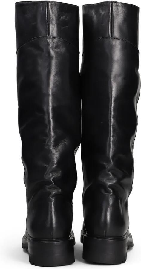 Strategia shoes Leren laarzen met gelaagde afwerking Zwart - Foto 5