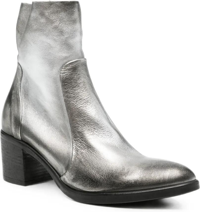 Strategia shoes Leren metallic enkellaarzen Zilver - Foto 2