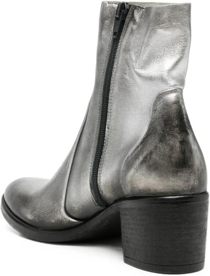 Strategia shoes Leren metallic enkellaarzen Zilver - Foto 3