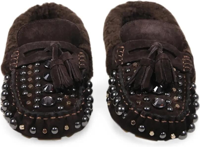 Strategia shoes Loafers met kwastje en studs Bruin - Foto 2