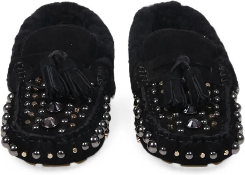Strategia shoes Loafers verfraaid met studs en kwastje Zwart - Foto 2